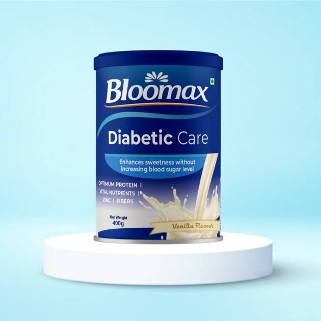 4. Bloomax Diabetic – Specialized Nutrition for Diabetes Care (Vanilla Flavour)